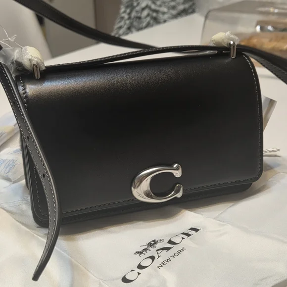 Coach Leather Bag New With Tags Coach 1941 Handbag New With Tags Wrapped Woven Tote Pewter  main image 4
